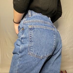 Vintage Flannel-lined LLBean jeans!
